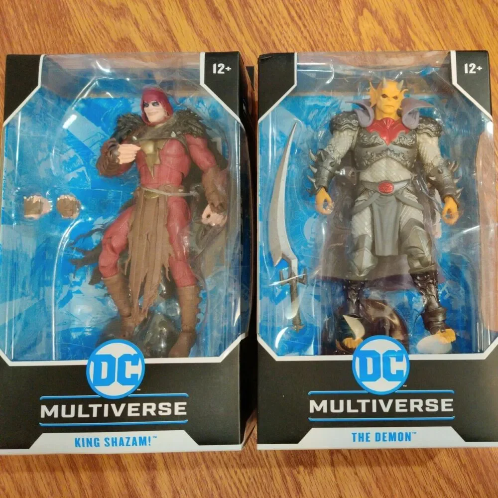 McFarlane Toys DC Multiverse King Shazam & The Demon Action Figures New In Box